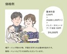 優しい雰囲気の似顔絵描きます SNSのアイコンや記念日に可愛い似顔絵はいかがですか？ イメージ2