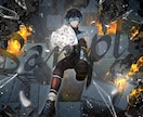 歌ってみた・オリジナルMVのイラストを制作します ご要望に沿った動画用サイズのイラストを制作可能です！ イメージ3