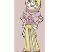 キャラクターの立ち絵イラスト作成します 男キャラ女キャラ獣人も、オリキャライラストお描きします！ イメージ1