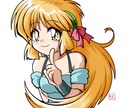 SNSアイコンなど作成させていただきます 90年代アニメちっくな女の子が描けます。 イメージ2