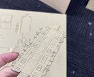 模型の添景の作成をします レーザーカッターで展開図の作成を行います イメージ2