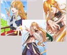 色彩豊かで綺麗な1枚絵を描きます 個人鑑賞やSNSのアイコン、グッズ利用など可能です! イメージ3