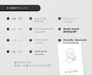 印刷込み！シンプル似顔絵入りモノクロ名刺作成します 人とのコミュニケーションが楽しみになる名刺をお届け☺︎ イメージ6