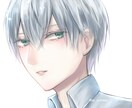 色素薄め男子アイコンを描きます オリジナルの儚げ系男性のSNSアイコンを描きます イメージ7