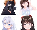 写真や文章から華やかな似顔絵を制作いたします CDジャケットのイラスト担当経験あり♪ イメージ5