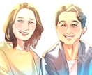 陽の光に包まれているような温かい似顔絵描きます 大切な人へのプレゼントに！思い出の写真をイラスト化します。 イメージ2