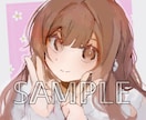 バストアップイラストを描きます 厚みのある色塗り、アニメ調の絵柄での厚塗り風イラスト イメージ1