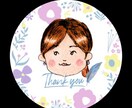 ほっこり手作り似顔絵アイコン作ります さらに、その方のイメージ背景加えて着せ替えを楽しめます。 イメージ3