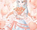 ハイクオリティな背景付き一枚絵描きます 記念お祝いイラストや壁紙、歌ってみたMVなどにおすすめ！ イメージ3