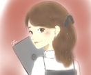 ふんわりした女性のイラスト描きます 柔らかい印象の女性イラスト/アイコン、ギフト イメージ1
