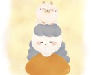 猫ちゃんと一緒に似顔絵を描きます 大切な家族との絆をカタチに残しませんか？ イメージ1