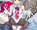SNS用のアイコンイラストを作成します 胸上・簡単な背景/2,000円(その他オプション対応あり) イメージ8