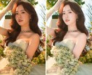 ブライダル・成人式写真を自然な美肌に仕上げます 肌質・顔色・体型を自然に補整し上品な一枚に イメージ1