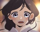 画像のようなゆるふわ系のイラストを描きます。ます 髪型や表情、背景などご希望をお伺いします。 イメージ1