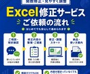 プロが使いにくいExcelを見やすく修正します 関数修正や入力しやすい形への調整に対応します イメージ2