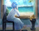 目を惹かれる背景付きのイラスト描きます ふわっとしたものから鮮やかなものまで何でもおまかせ！ イメージ2