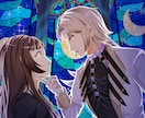 夢絵/サムネ/一枚絵などをお描きします 男性キャラも女性キャラも理想の一枚を！ イメージ2