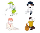 イラスト作成します 優しいタッチでちょっとオシャレに イメージ5
