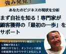 強み発見！現状分析レポート制作・解説します 自分の商品を知る！プロがビジネスの「最初の一歩」をサポート イメージ1