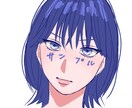 SNS等OK!!貴方専用のイラスト描きます 可愛いイラストの厚塗りとベタ塗り出来ます!! イメージ4