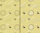 線画のみのスッキリとしたパターンをお作りします 包装紙や背景、壁紙など柔軟にご利用いただけます！ イメージ2