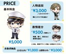 商用〜個人　デフォルメ　ちびキャライラスト描きます 商用OK✨配信やSNSアイコン、グッズにも オススメ！ イメージ2
