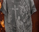 サイアノタイプで彩るオリジナルTシャツ制作します 晴れの日しか作れない！太陽での光で作る1点物Tシャツ作成 イメージ3