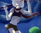 商用のキャラクターのイラストを描きます 独特な雰囲気のあるキャラクターをお求めの方に イメージ1