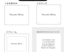 完成品納品✦シンプルかわいい席札、作成します 内側のカラー印刷でさりげなくオシャレに イメージ6