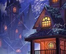オリジナルアイコン・ヘッダー・イラスト作成承ります 水彩と厚塗りを織り交ぜたイラストです。 イメージ4