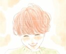 暖かい雰囲気の似顔絵お描きします 手描き風の、ほっこりするような優しいタッチの似顔絵です イメージ2