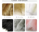 ペットロス　うちの子（犬　猫）のぬいぐるみ作ります 裏面のファーが、虹の橋を渡ったウチの子を撫でている様な感覚に イメージ4