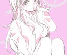 簡易イラスト描きます SNSアイコン、動画用1枚絵イラスト描きます イメージ4