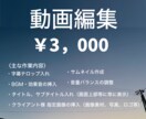 動画編集（カット、文字、BGM入れ等）致します 丁寧な対応と作業を心がけさせていただきます。 イメージ1