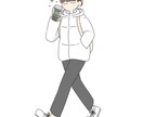 ゆるいイラスト描きます シンプルでゆるいイラスト描きます最短2日で納品可能です イメージ1