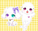動物キャラはマルっとお任せ♡可愛いイラスト描きます 商用OK♡配信、アバター、アイコン、プレゼント、SNS運用に イメージ10
