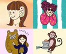 ゆるかわなほっこりイラストで手描きロゴを作ります 商用OK!看板名刺アイコンをおしゃれであたたかいデザインに！ イメージ8