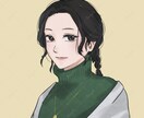 オリジナルの人物イラストを作成します SNSアイコンに！写真の服装・髪型を参考に作成！おまかせOK イメージ1