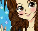 リピーターの方は着色無料！似顔絵を描きます ✨ネットやsnsの扉絵に、贈り物や自分への御褒美など用途色々 イメージ7