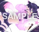 キラキラでかわいい！キャラクターイラスト制作します アイコンや壁紙にも！オンリーワンのイラスト描きます イメージ5