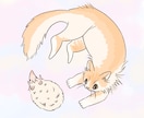 動物イラストゆるっと可愛く描きます 犬猫だけでなく、小動物もOK！デフォルメペットイラスト！ イメージ5