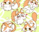 貴方の動物をキャラクター化します ペットや好きな動物をデフォルメに！最短2時間！5体セット イメージ1