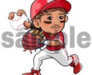 野球イラスト専門⚾️可愛い野球イラスト描きます ピッチング•バッティング•守備ポーズなんでもOKです！ イメージ3