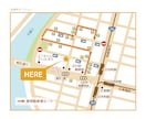 わかりやすい｜MAP・地図のデザインします お店や会場の地図をわかりやすくデザイン。修正回数は無制限！ イメージ4