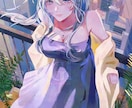 目を引くキレイな人、描きます 細部にこだわった厚塗りイラストはいかがですか？ イメージ5