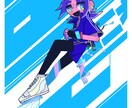 個性的なイラスト描きます ポップなデフォルメのイラストです！ イメージ8