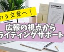伝わる文章へ！広報の視点から添削＆アドバイスします ライター・広報の経験を活かし、読み手に届く表現をご提案 イメージ1