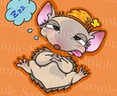 大切な家族のイラストを制作します デフォルメされたペットちゃんの可愛いイラストいかがですか？ イメージ3