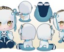アバターの【3Dぬいぐるみ】作ります かわいいおすわりぬいといっしょに！ イメージ3