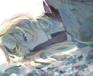 儚い・お洒落な一枚絵・立ち絵イラストを制作します TRPG／動画サムネイル／ゲーム／同人誌挿絵・表紙／グッズ等 イメージ4